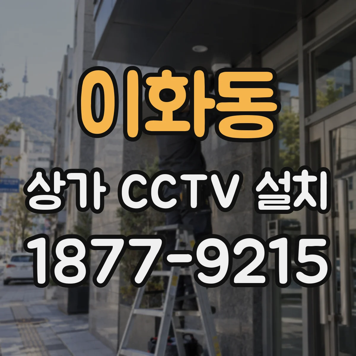 이화동 상가 CCTV 설치