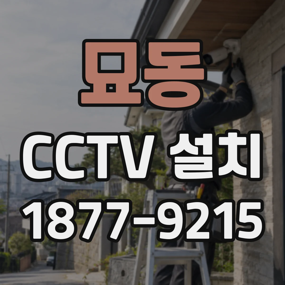 묘동 CCTV 설치