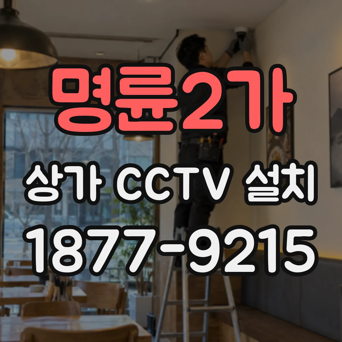 명륜2가 상가 CCTV 설치