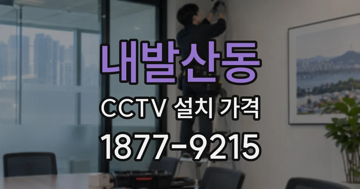 내발산동 CCTV 설치 가격
