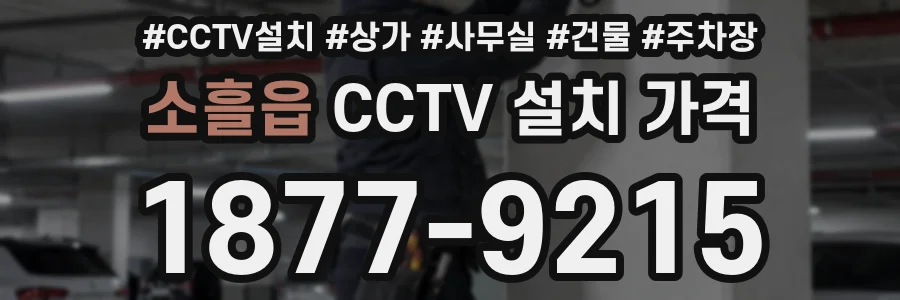 소흘읍 CCTV 설치 가격