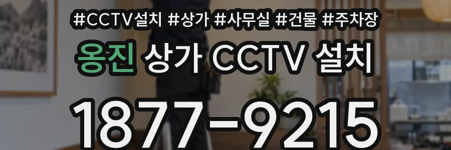 옹진 상가 CCTV 설치