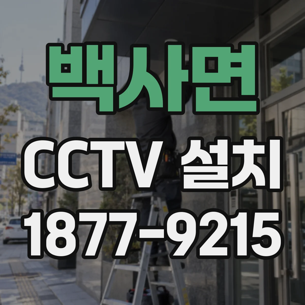 백사면 CCTV 설치