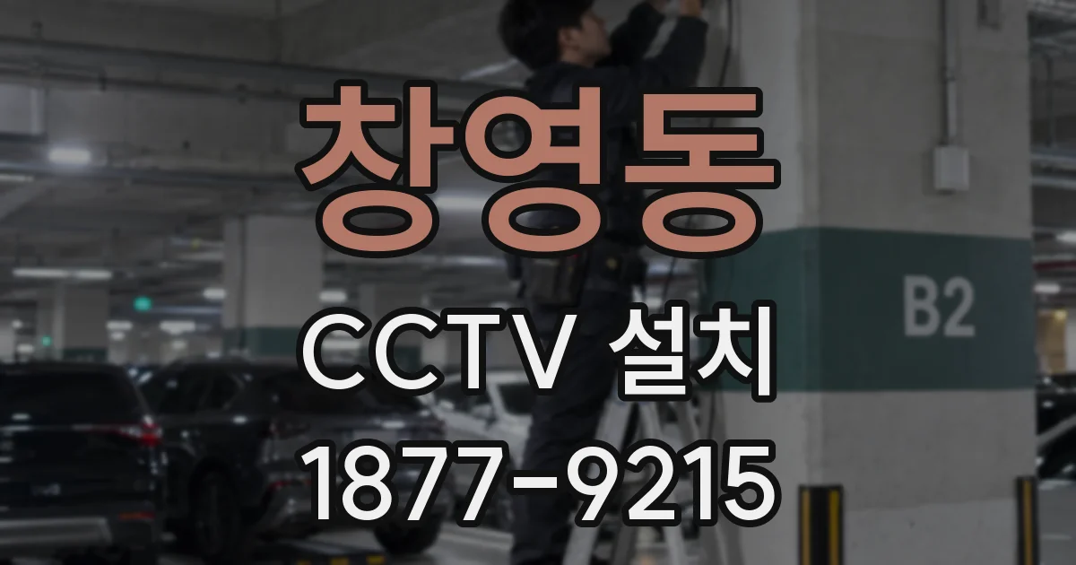 창영동 CCTV 설치