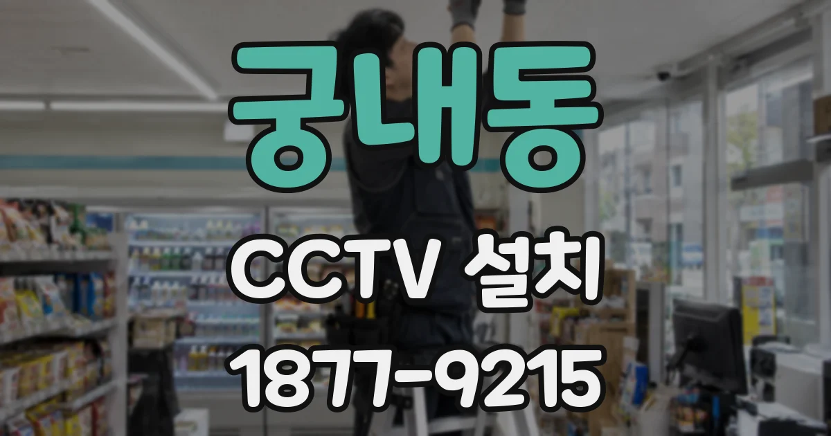 궁내동 CCTV 설치
