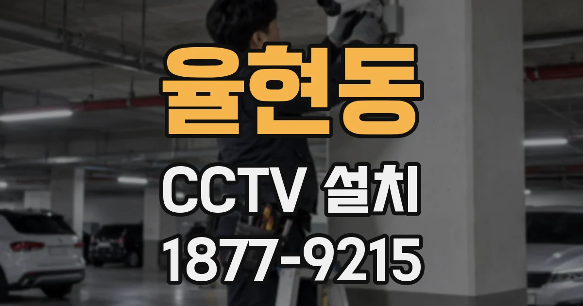 율현동 CCTV 설치