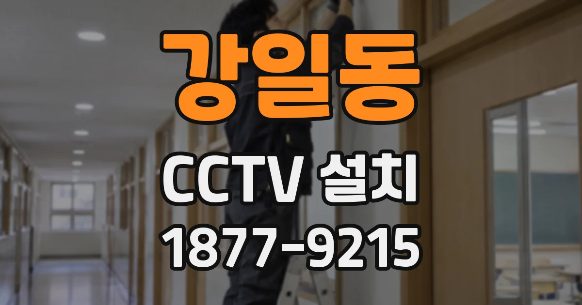 강일동 CCTV 설치