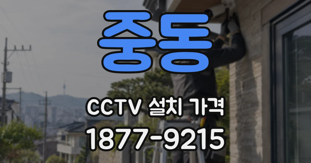 중동 CCTV 설치 가격