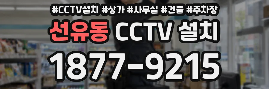 선유동 CCTV 설치