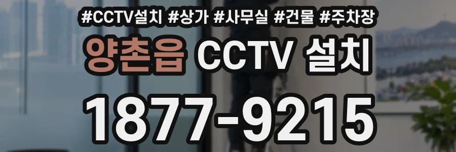 양촌읍 CCTV 설치