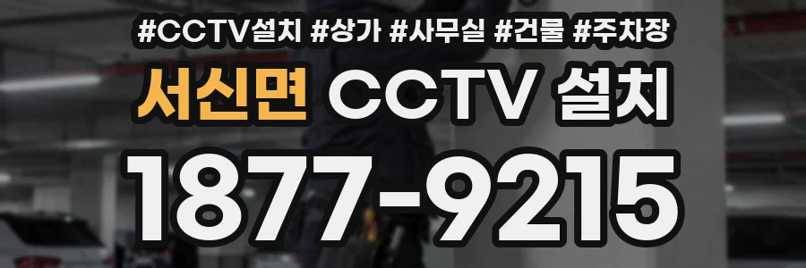 서신면 CCTV 설치