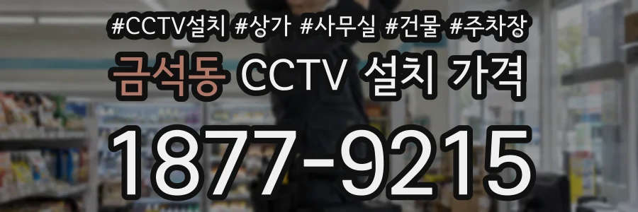 금석동 CCTV 설치 가격