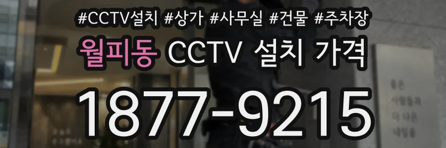 월피동 CCTV 설치 가격