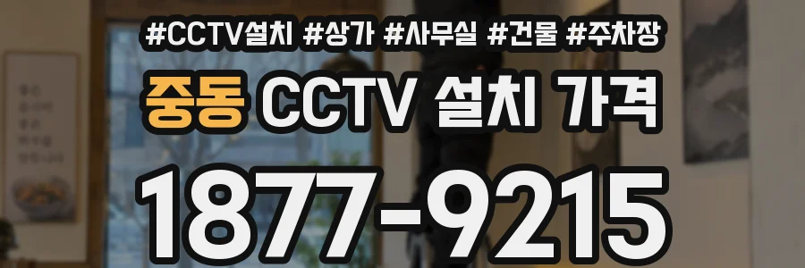 중동 CCTV 설치 가격