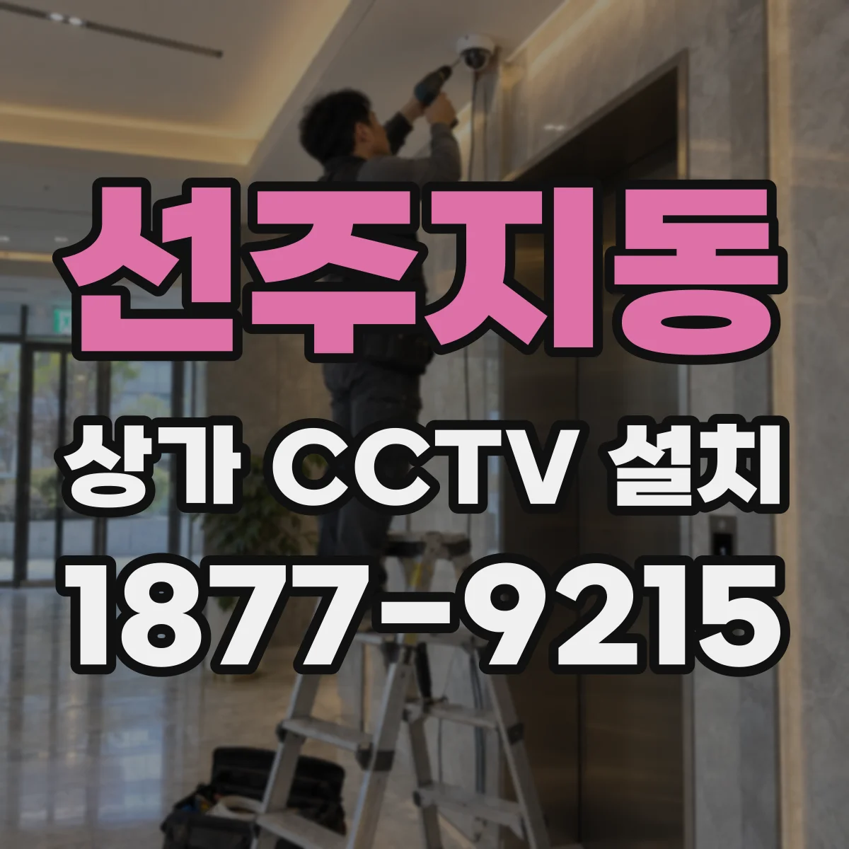 선주지동 상가 CCTV 설치