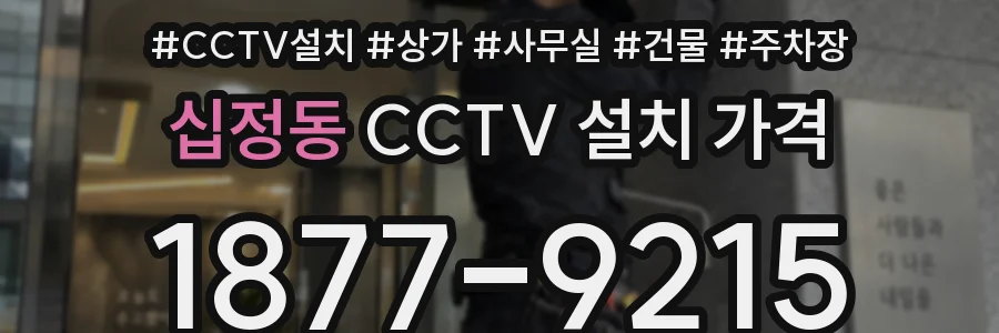십정동 CCTV 설치 가격