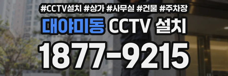 대야미동 CCTV 설치