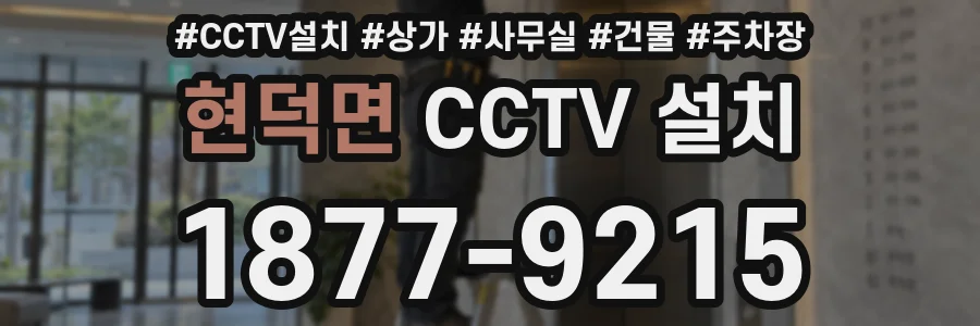 현덕면 CCTV 설치