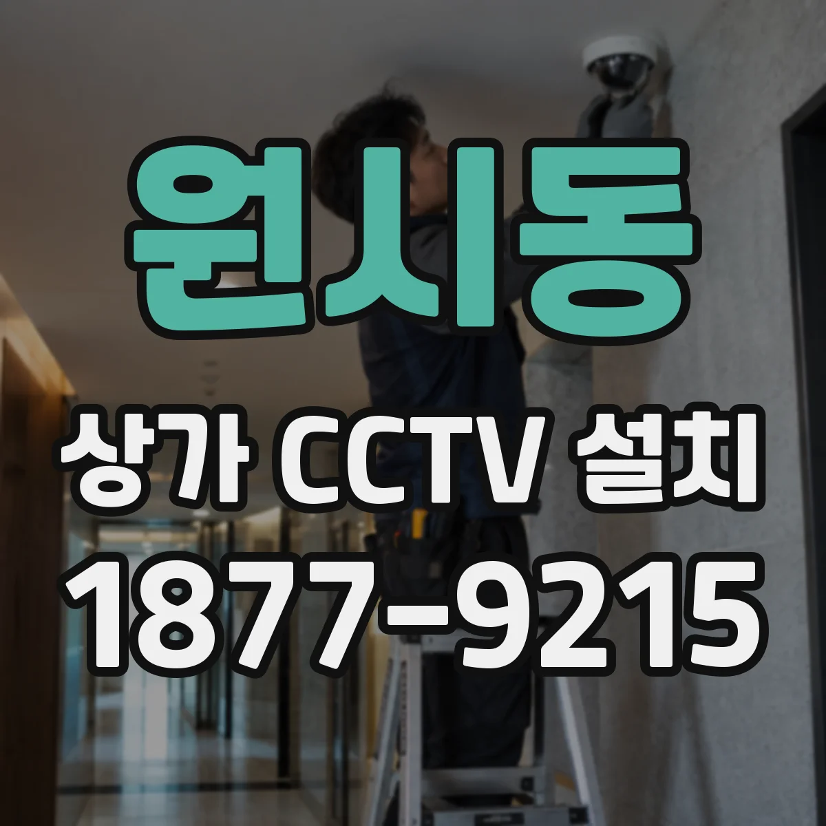 원시동 상가 CCTV 설치