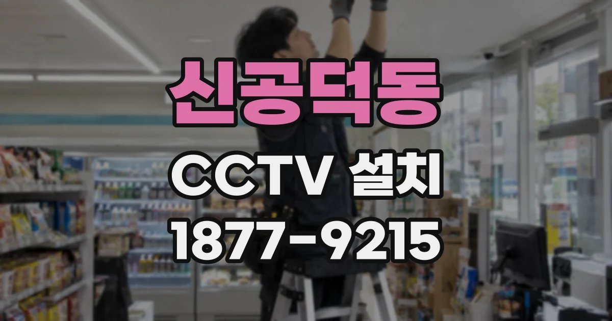 신공덕동 CCTV 설치