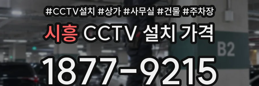 시흥 CCTV 설치 가격