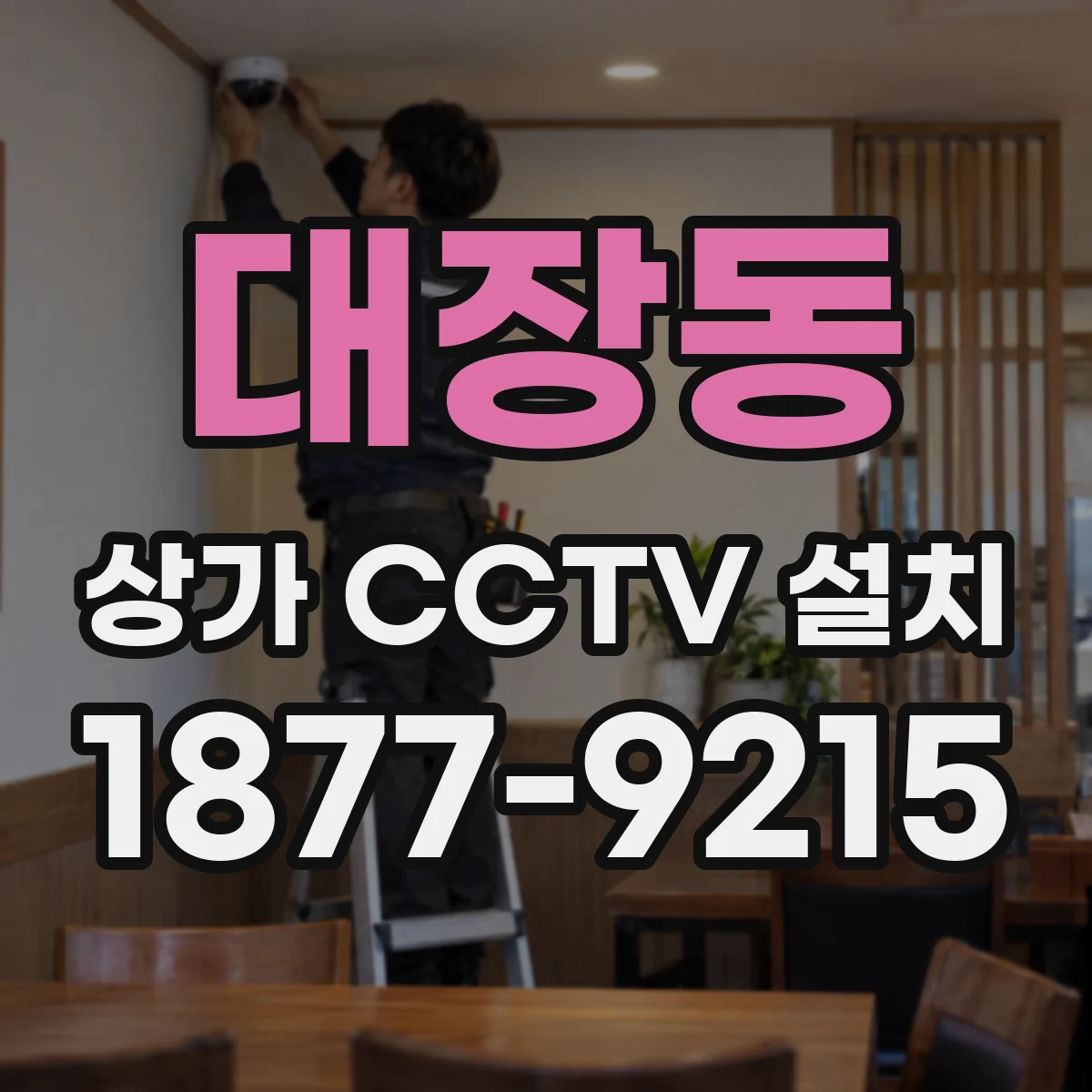 대장동 상가 CCTV 설치