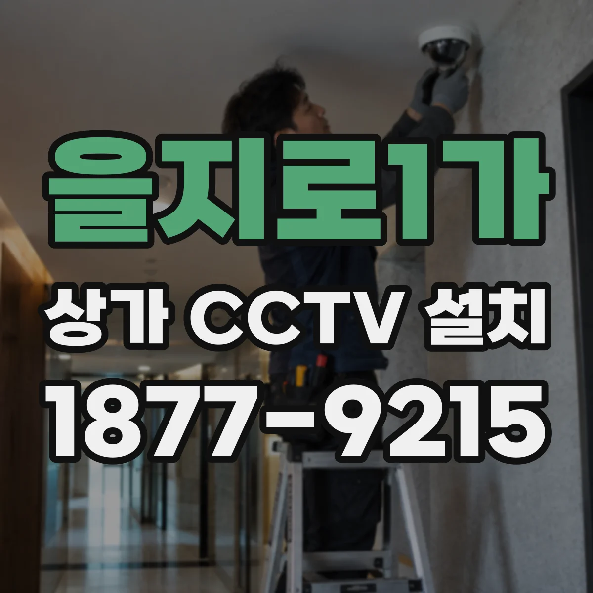 을지로1가 상가 CCTV 설치
