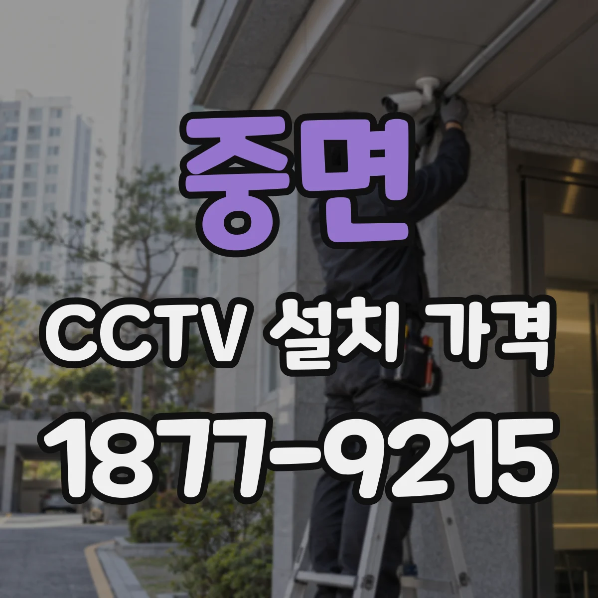중면 CCTV 설치 가격