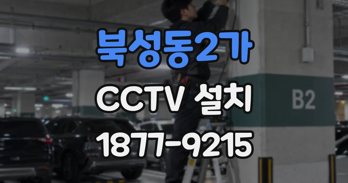 북성동2가 CCTV 설치