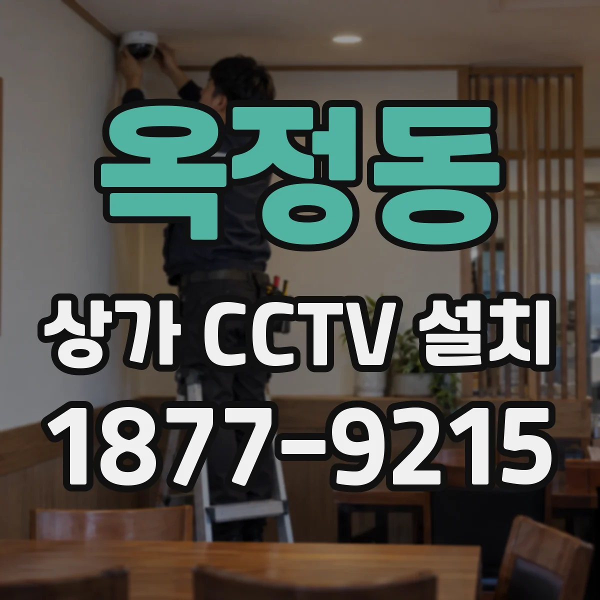 옥정동 상가 CCTV 설치