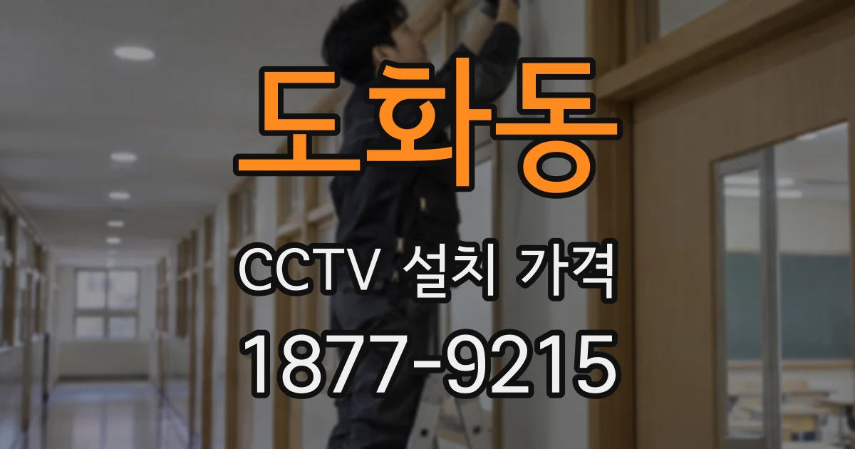 도화동 CCTV 설치 가격