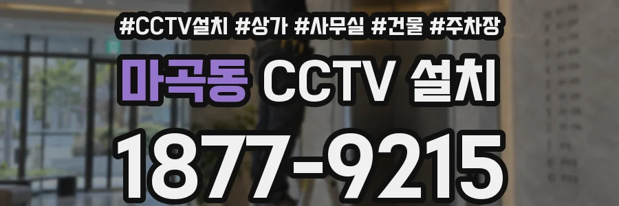 마곡동 CCTV 설치