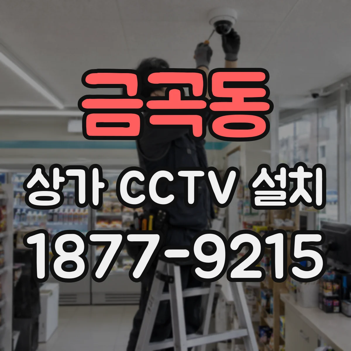 금곡동 상가 CCTV 설치