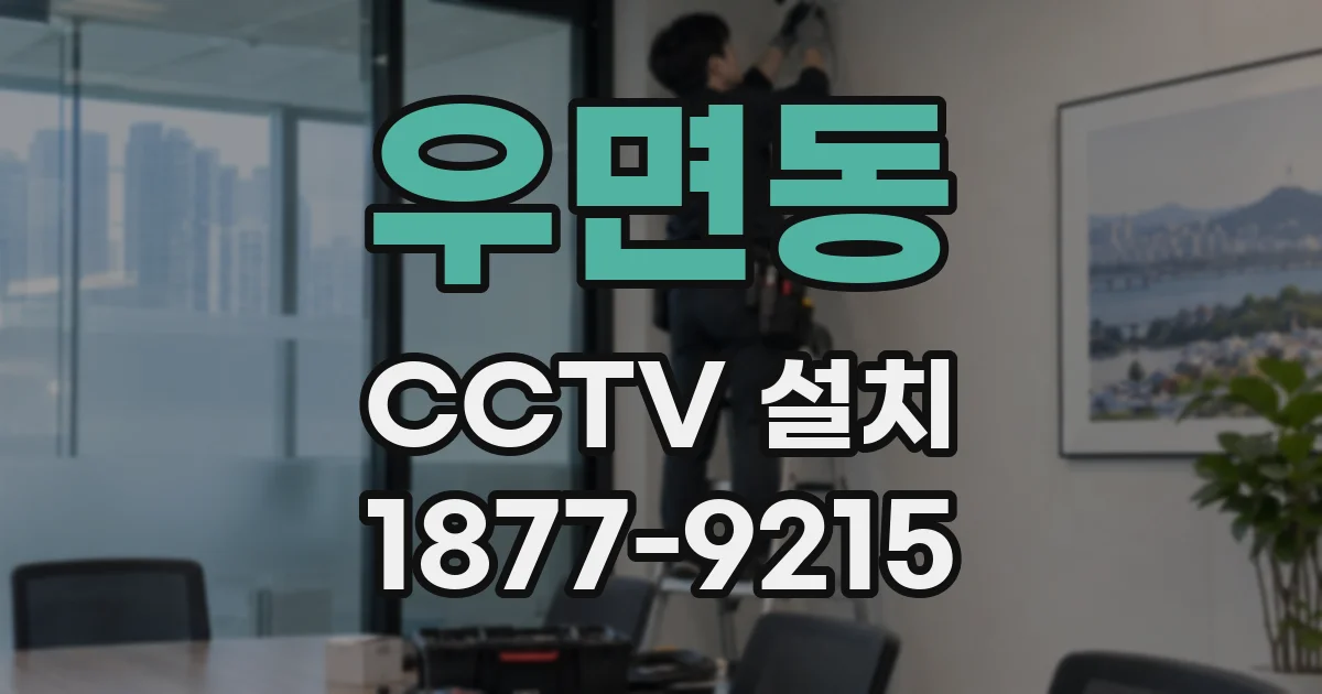 우면동 CCTV 설치