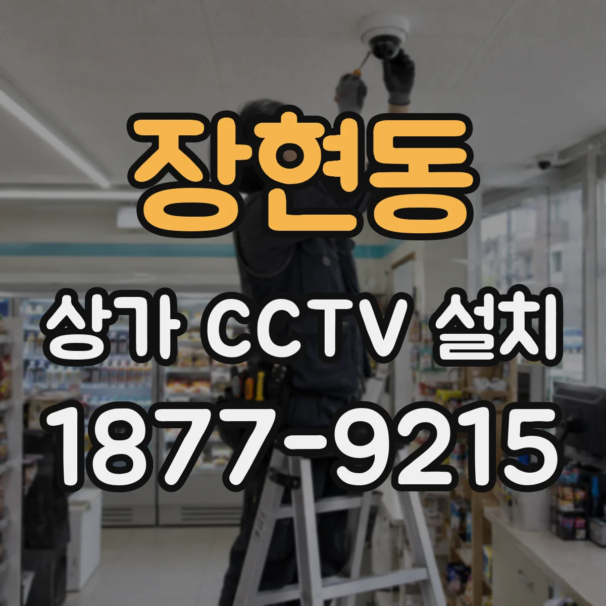 장현동 상가 CCTV 설치