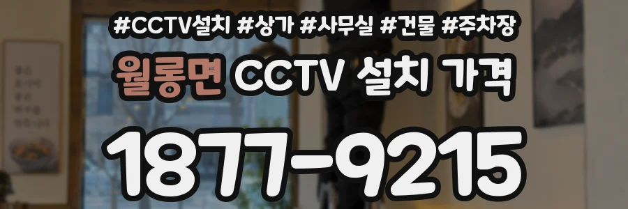 월롱면 CCTV 설치 가격