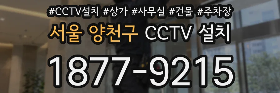 서울 양천구 CCTV 설치