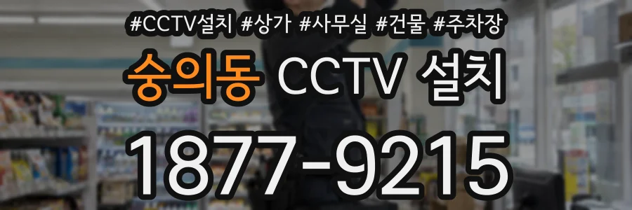 숭의동 CCTV 설치