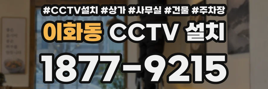 이화동 CCTV 설치