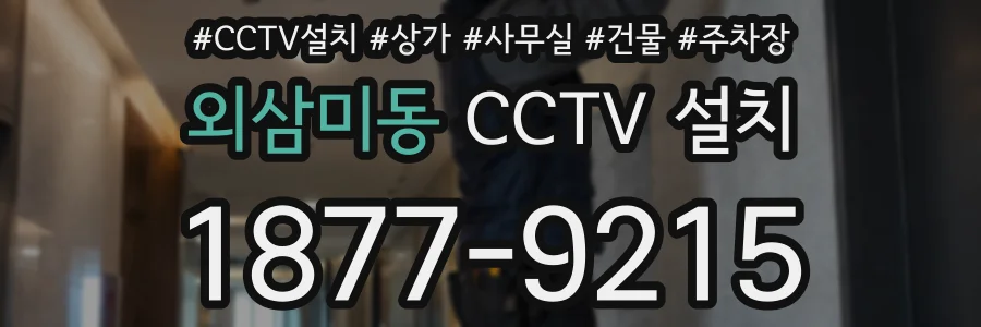 외삼미동 CCTV 설치