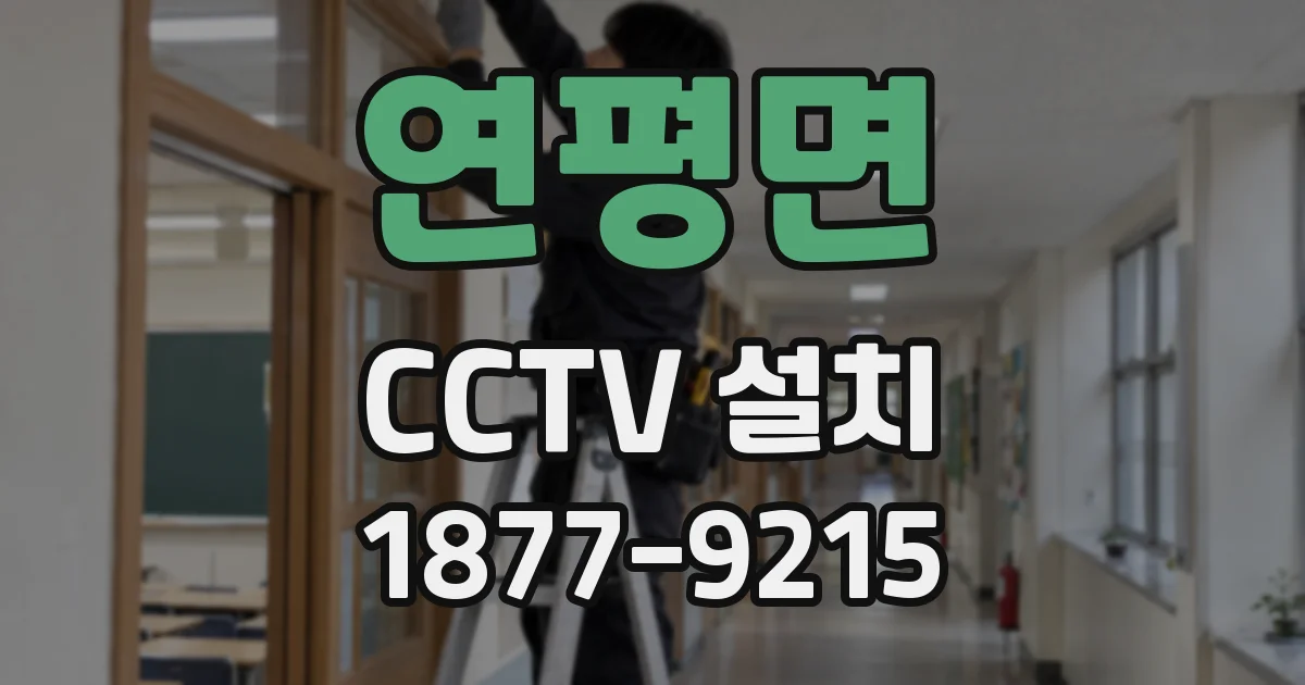 연평면 CCTV 설치