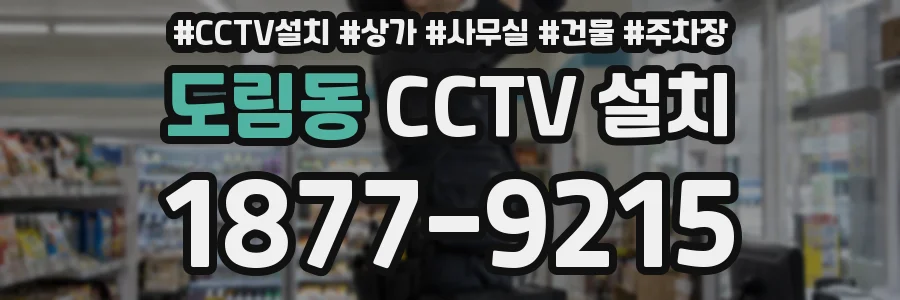 도림동 CCTV 설치