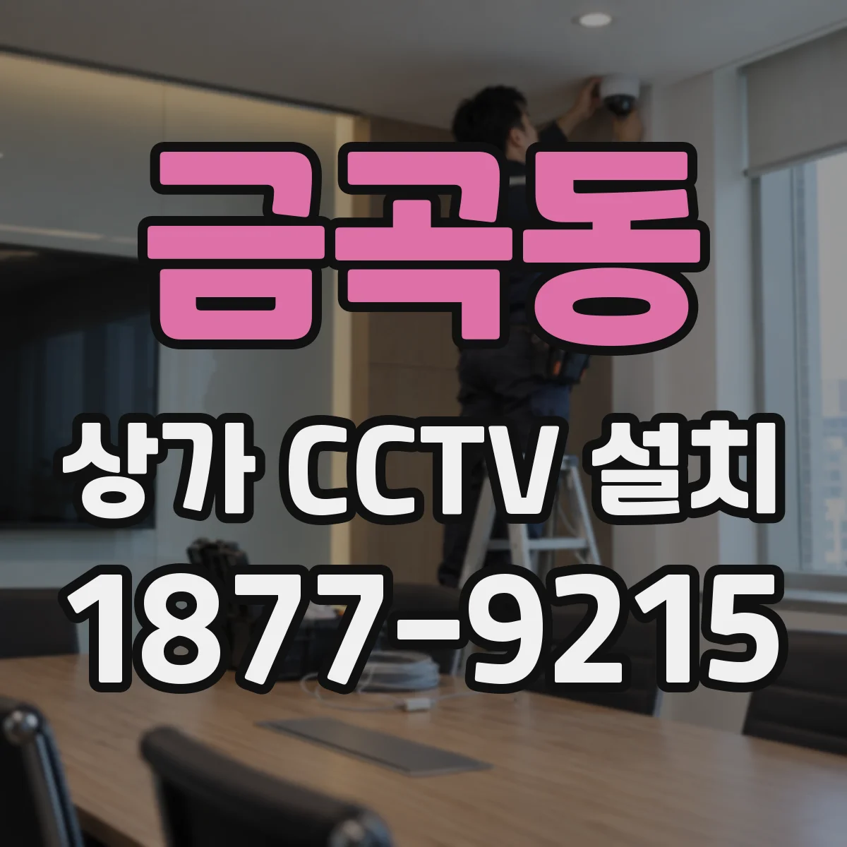 금곡동 상가 CCTV 설치