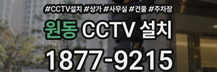 원동 CCTV 설치