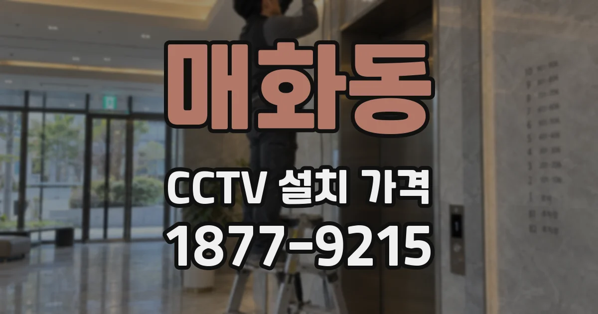 매화동 CCTV 설치 가격