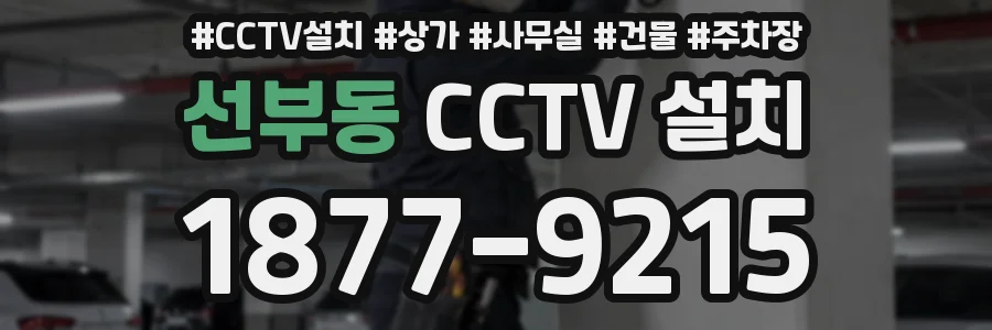 선부동 CCTV 설치