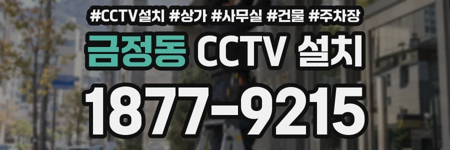금정동 CCTV 설치