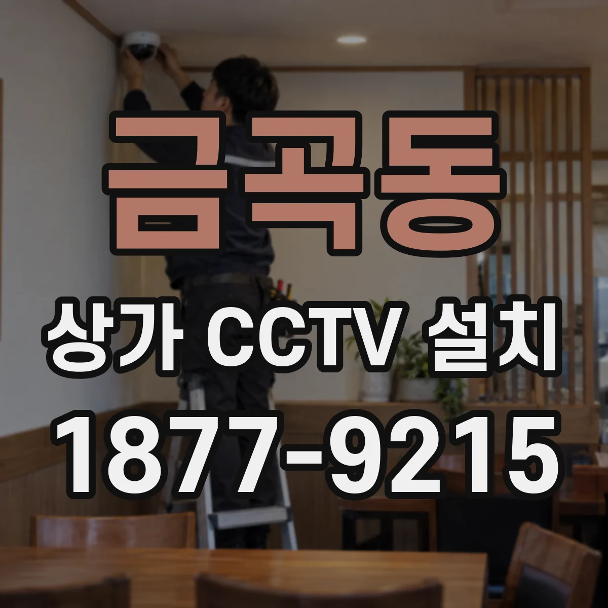금곡동 상가 CCTV 설치