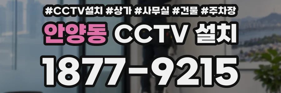 안양동 CCTV 설치