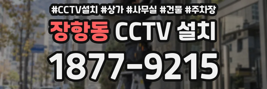 장항동 CCTV 설치